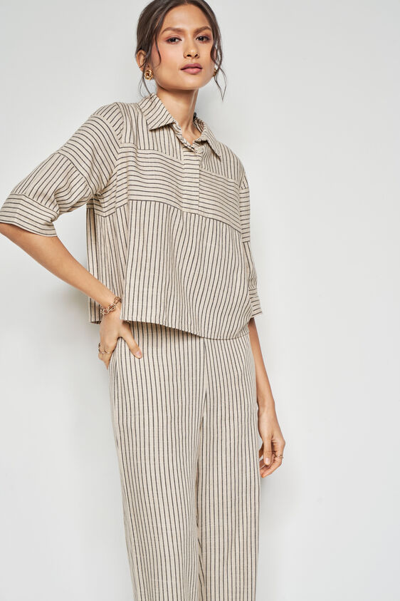 The Stripes Coord Set, Cream, image 8